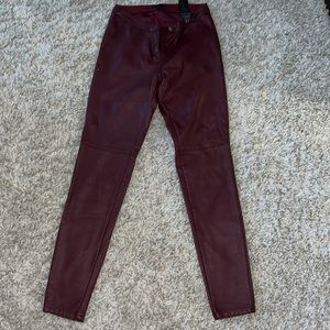 Pleather pants